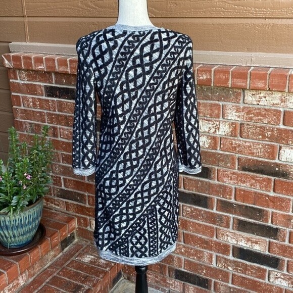 MOTH Anthropologie Textured Knit Sweater Dress Women's Size Small - Picture 7 of 10